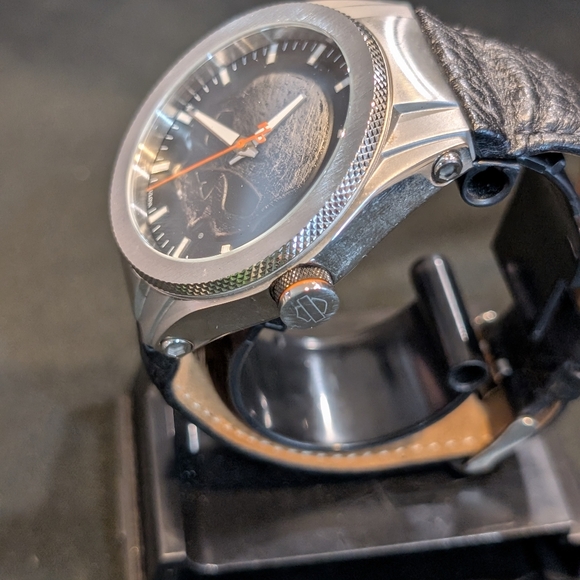 Bulova Harley Davidson Mens Watch Skull - Picture 3 of 7